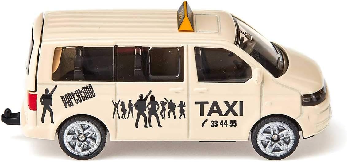 siku 1360, Taxi Van, Metal,Plastic, Cream-coloured, Opening tailgate
