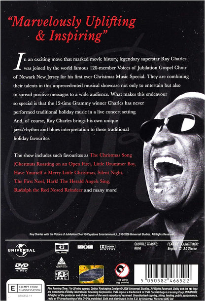 dvd - Ray Charles with the voices of jubilation choir (1 DVD