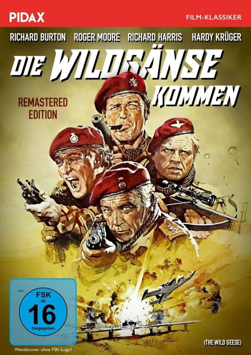 Die Wildgänse kommen - Remastered Edition (The Wild Geese) / Spektakuläre Söldner-Action mit Weltstarbesetzung in brillanter Bildqualität (Pidax Film-Klassiker