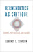 Hermeneutics as Critique