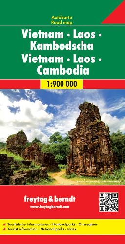 Vietnam - Laos - Cambodia, Automap 1:900.000