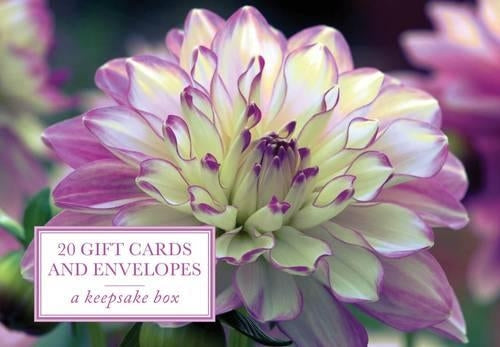 Tin Box of 20 Gift Cards and Envelopes: Dahlia