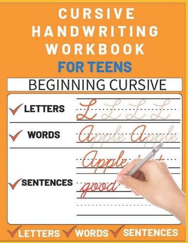 Cursive Handwriting Workbook for Teens