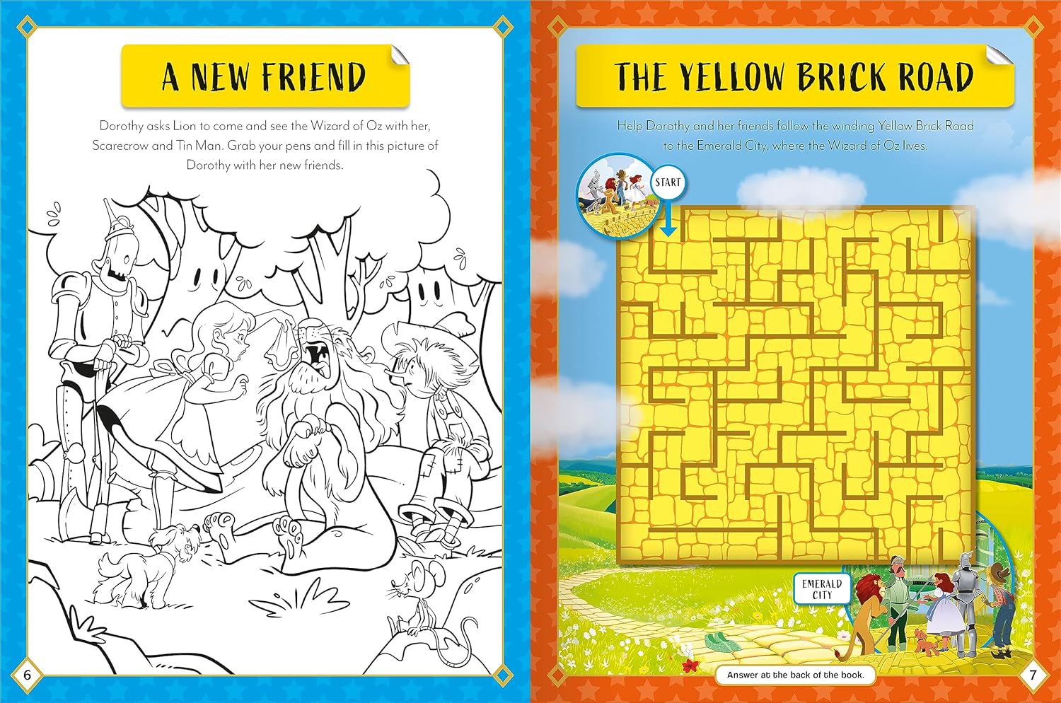 The Wizard of Oz Activity Book
