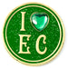 I Love Emerald City Pin Badge