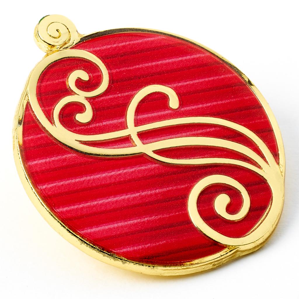 Glinda Pink Shiz Logo Pin Badge