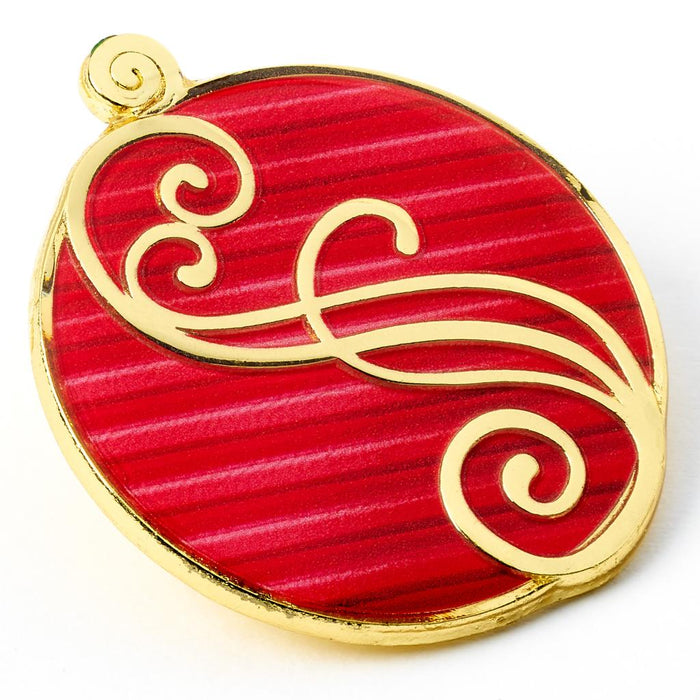 Wicked Glinda Roze Shiz Logo Pin Badge, Eén maat, Zink, Geen edelsteen