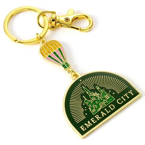 Emerald City Hot Air Balloon Keyring (Wicked Movie 2024)