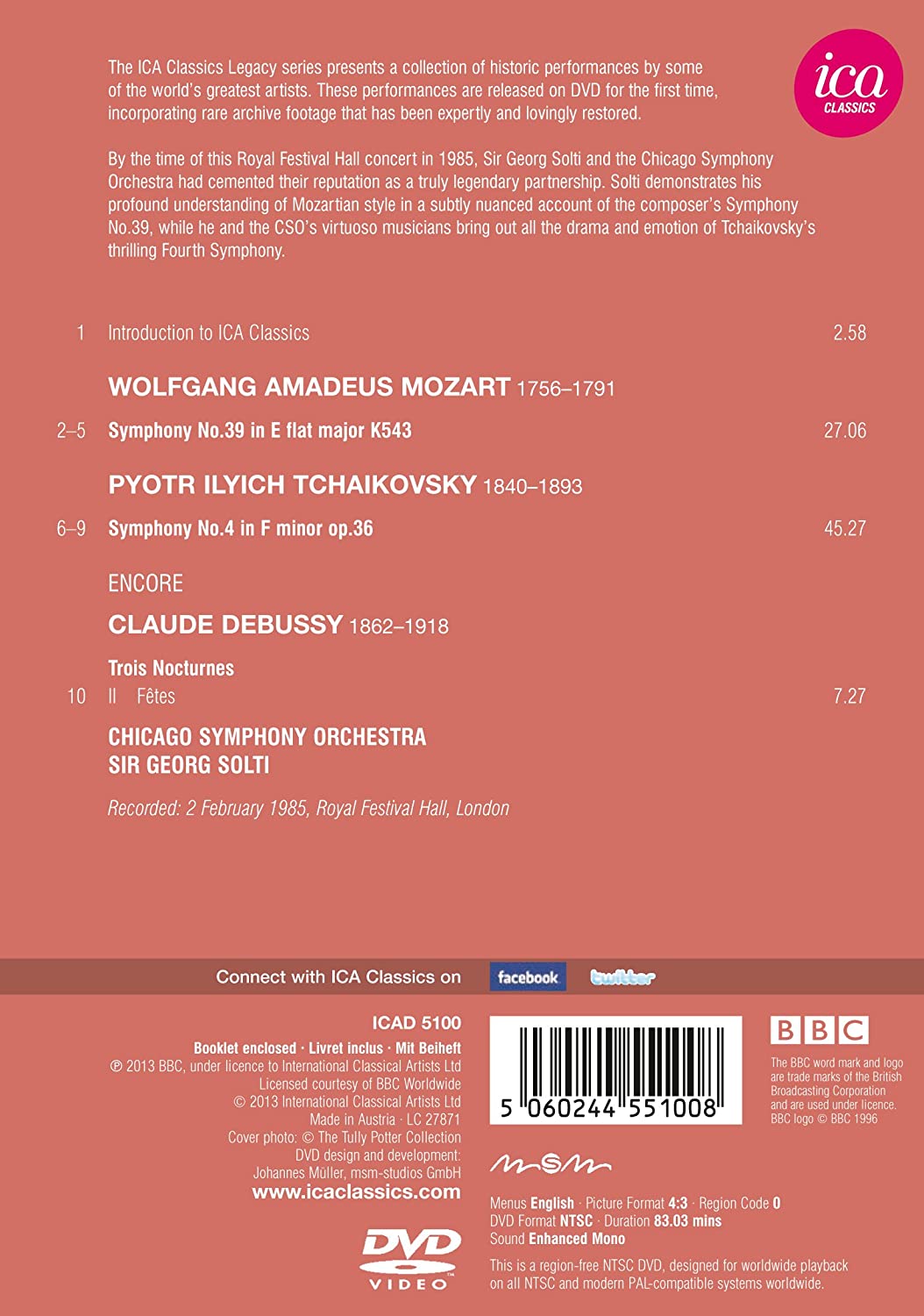 Sir Georg Solti | Mozart: Symphony No. 39