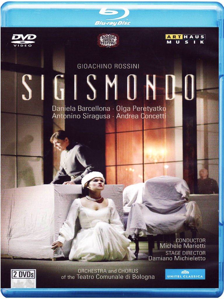 Rossini: Sigismondo (Pesaro 2010) (Daniela Barcellona/ Andrea Concetti/ Olga Peretyatko/ Teatro Comunale di Bologna/ Damiano Michieletto/ Michele Mariotti) (Arthaus: 108062)