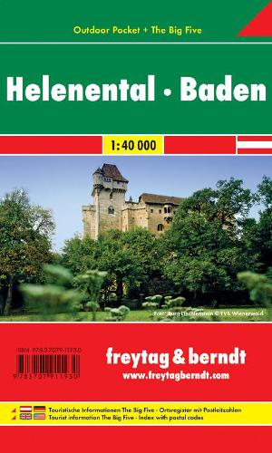 WK 012 OUP Helenental - Baden, Outdoor Pocket, Walking map 1