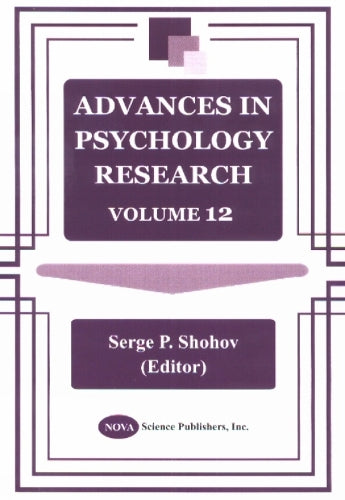 Advances in Psychology Research