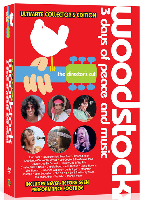 Woodstock 3 Days of Peace and Music Director's Cut 40th Anniversary Ultimate Collectors Edition