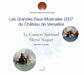Les Grandes Eaux Musicales (Niquet, Le Concert Spirituel)