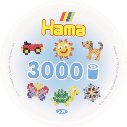 Hama 209-54 3,000 Midi Beads-Glitter Mix, Multicolour, One Size