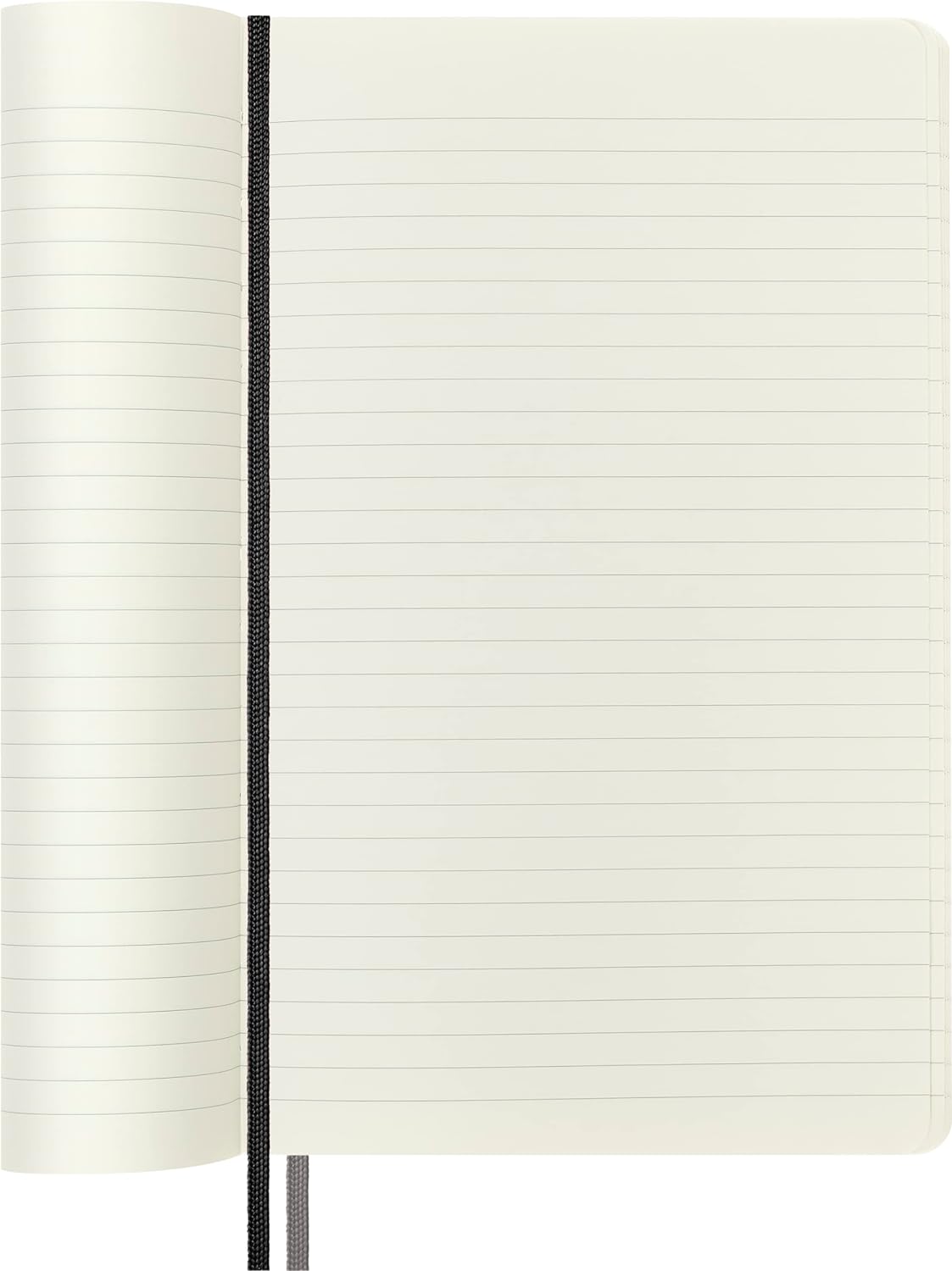 Moleskine - Classic Expanded Ruled Paper Notebook - Soft Cover and Elastic Closure Journal - Color Black - Size Large 13 x 21 A5 - 400 Pages