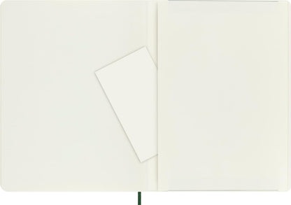 Moleskine Classic Plain Paper Notebook - Soft Cover and Elastic Closure Journal - Color Myrtle Green - X- Large 19 x 25 A4 - 240 Pages
