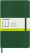 Moleskine Classic Plain Paper Notebook, Soft Cover and Elastic Closure Journal, Color Myrtle Green, Size Large 13 x 21 A5- 192 Pages