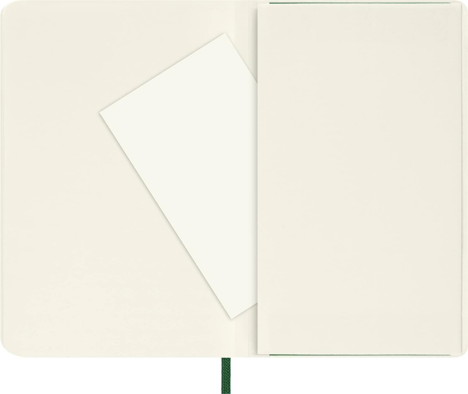 Moleskine Classic Plain Paper Notebook - Soft Cover and Elastic Closure Journal - Color Myrtle Green - Pocket 9 x 14 A6 - 192 Pages