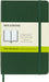 Moleskine Classic Plain Paper Notebook - Soft Cover and Elastic Closure Journal - Color Myrtle Green - Pocket 9 x 14 A6 - 192 Pages