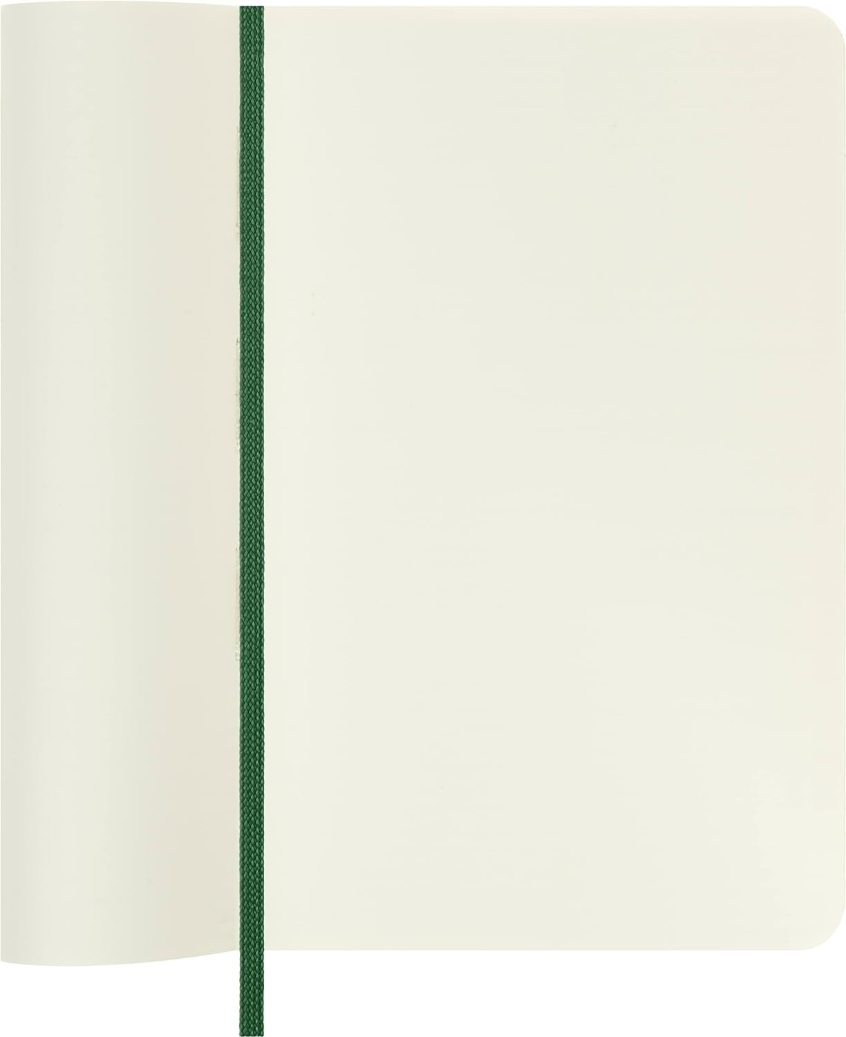 Moleskine Classic Plain Paper Notebook - Soft Cover and Elastic Closure Journal - Color Myrtle Green - Pocket 9 x 14 A6 - 192 Pages