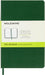 Moleskine Classic Plain Paper Notebook, Hard Cover and Elastic Closure Journal, Color Myrtle Green, Size Pocket 9 x 14 cm, 192 Pages