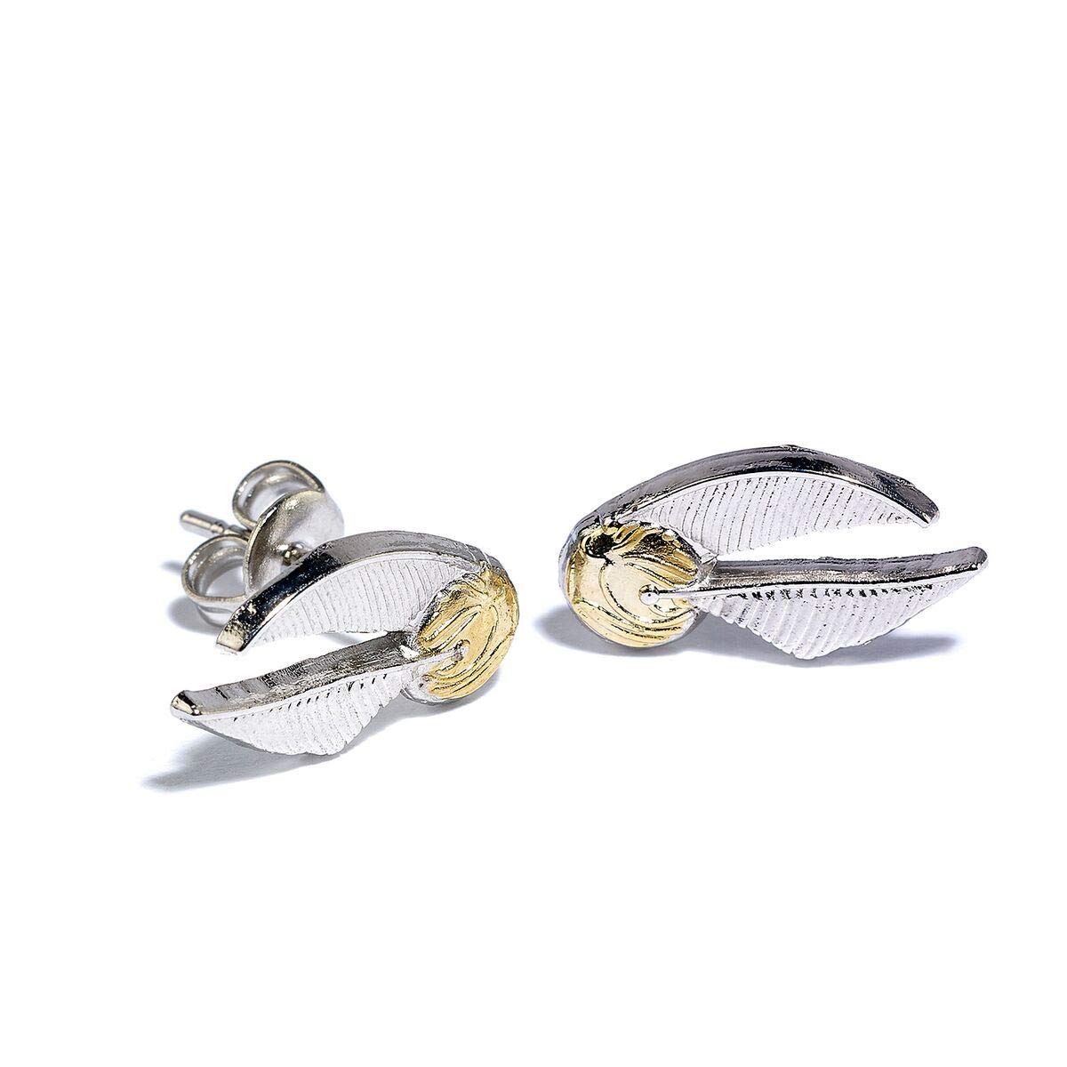 Harry Potter Golden Snitch Oorbellenset zilverkleurig Fan merch, Film