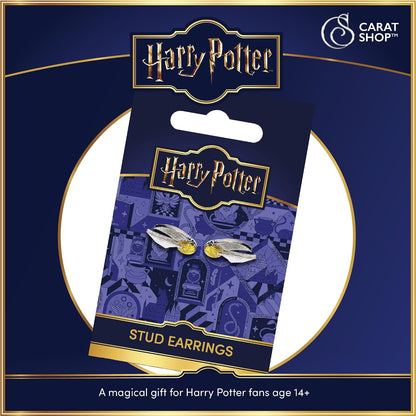 Harry Potter Golden Snitch Oorbellenset zilverkleurig Fan merch, Film