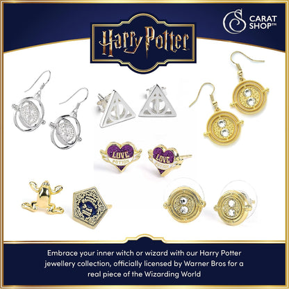 Harry Potter Golden Snitch Oorbellenset zilverkleurig Fan merch, Film