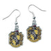 The Carat Shop Official Harry Potter Hufflepuff Crest Earrings WE0024