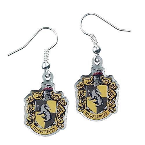 The Carat Shop Official Harry Potter Hufflepuff Crest Earrings WE0024