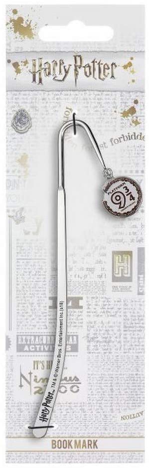 Harry Potter Hogwarts Railway platform 9 3/4 Charm Metal Bookmark Official