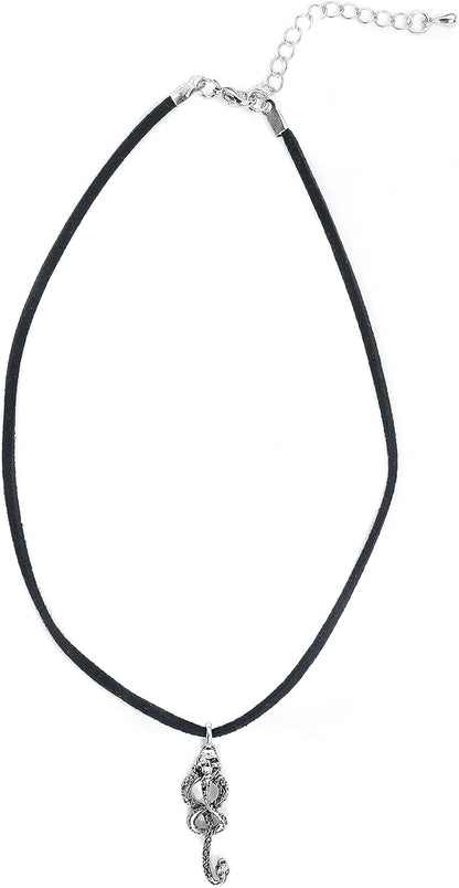 Harry Potter The Dark Mark Choker zilverkleurig Fan merch, Film