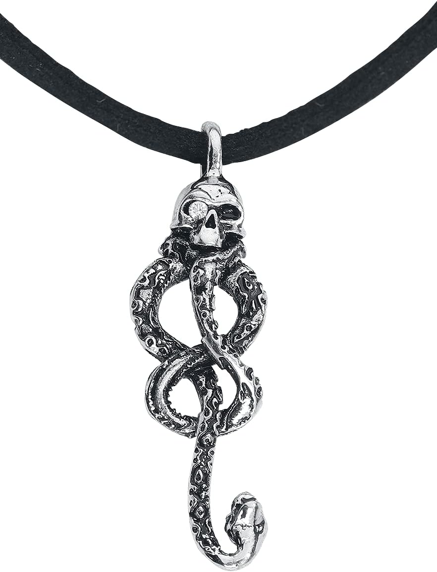 Harry Potter The Dark Mark Choker zilverkleurig Fan merch, Film