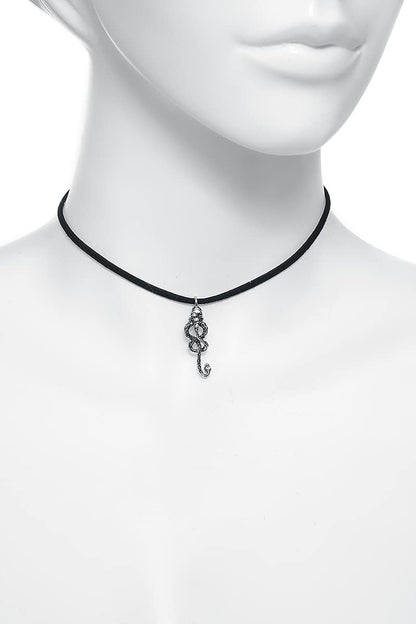 Harry Potter The Dark Mark Choker zilverkleurig Fan merch, Film