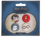 Harry Potter Harry and Hedwig Badge Set, Standard, Multicolour