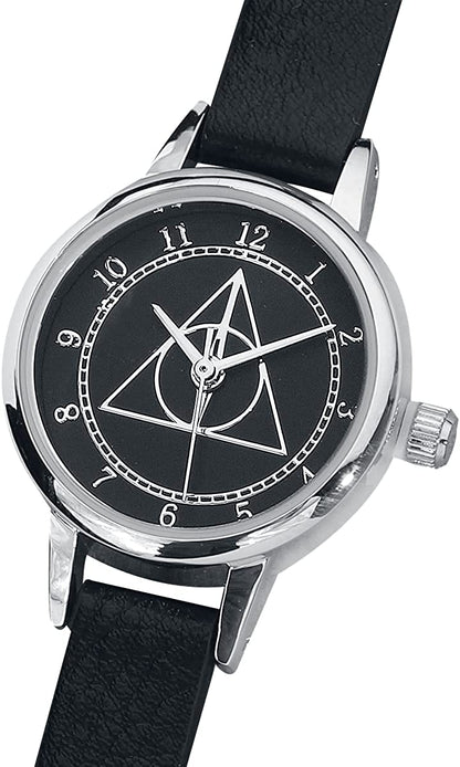 Harry Potter Deathly Hallows Polshorloges zwart Fan merch, Film