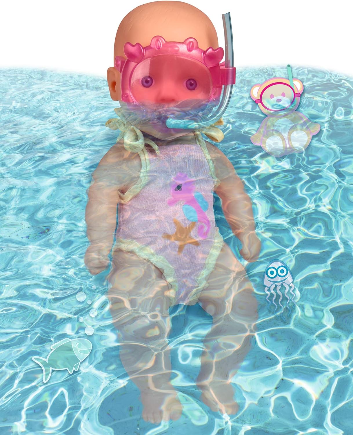 Simba 105030172 New Born Baby Bath Doll