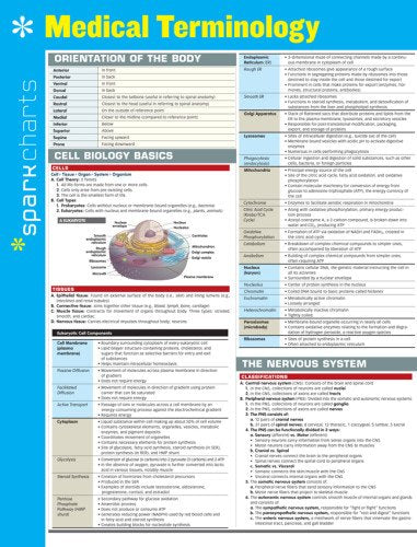 Sparkcharts Medical Terminology