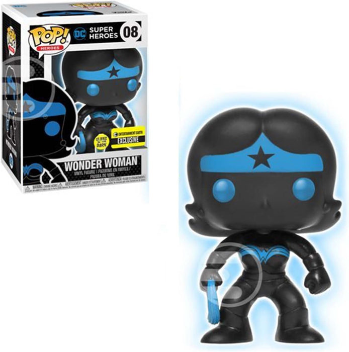 Justice League Wonder Woman Silhouette GITD Pop! - EE Excl.