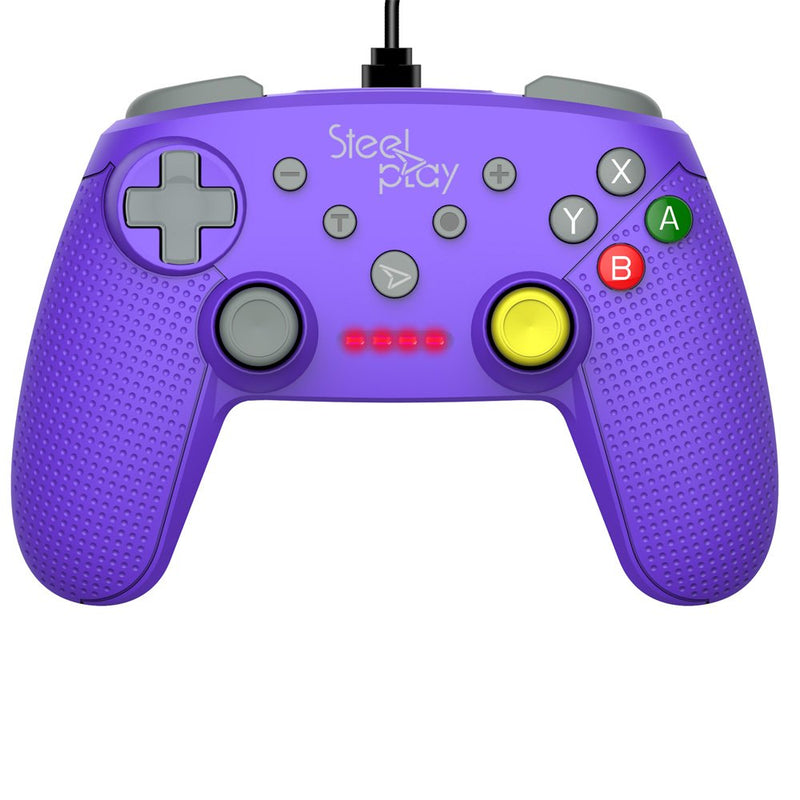 Steelplay - Wired Controller - Purple GCUBE