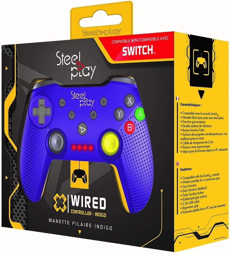 Steelplay - Wired Controller - Purple GCUBE
