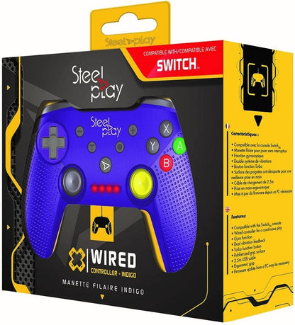 Steelplay - Wired Controller - Purple GCUBE