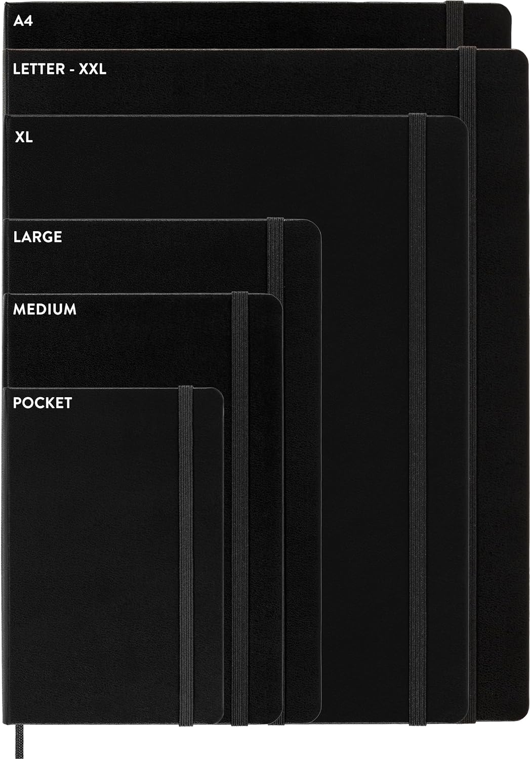 Moleskine Cahier Journal, Set 3 Notebooks with Ruled Pages, Cardboard Cover with Visible Cotton Stiching, Colour Kinetic Pink, Extra Large 19 x 25 cm, 120 Pages