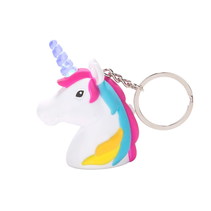 KIKKERLAND – Light Up LED Keyring with Clip - Fun Sound & Light Effects