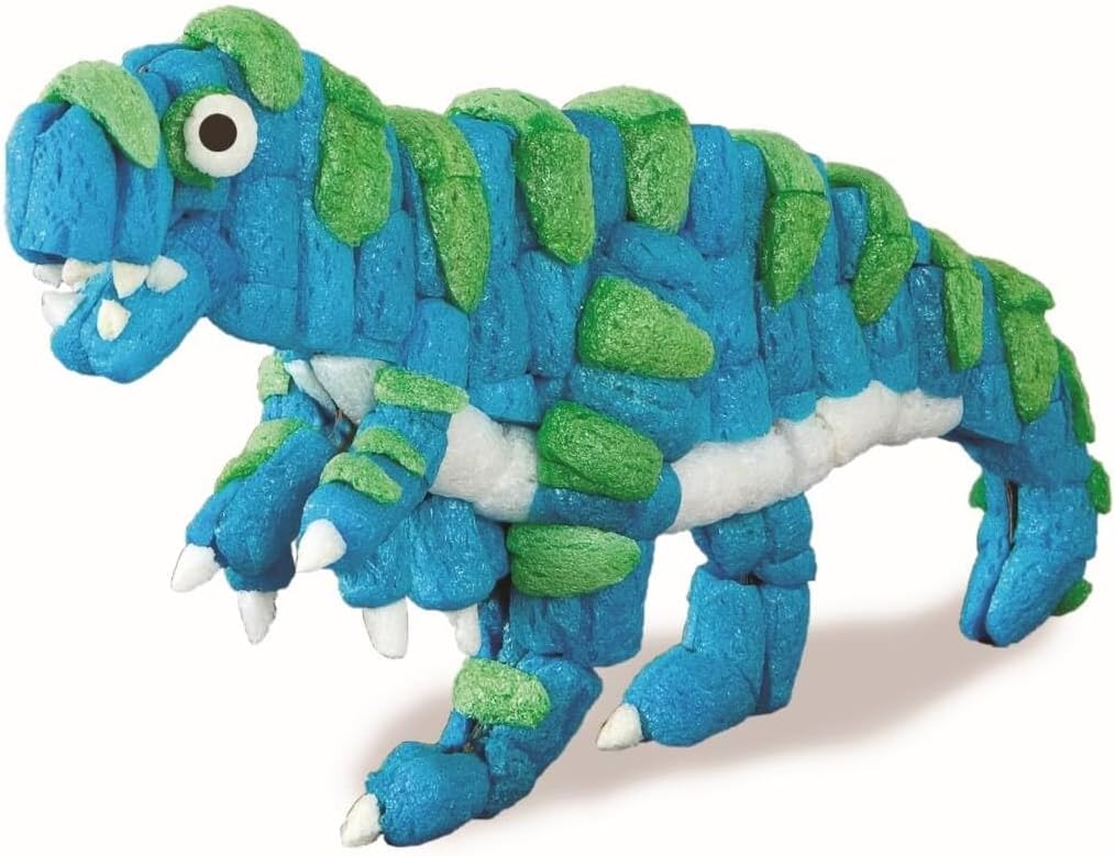 PlayMais FUN TO PLAY Dinosaur für Kinder ab 3 Jahren | Motorik-Spielzeug mit 550 Stück, Vorlagen & Anleitung | Natürliches Spielzeug | Fördert Kreativität & Feinmotorik