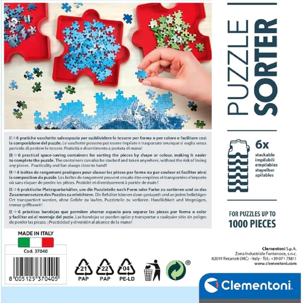 Clementoni - 37040 - Puzzle Sorter, Puzzle accessoories
