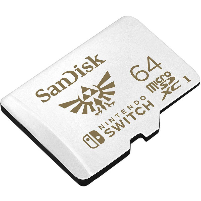 SanDisk 64GB microSDXC card for Nintendo Switch consoles up to 100 MB/s UHS-I Class 10 U3