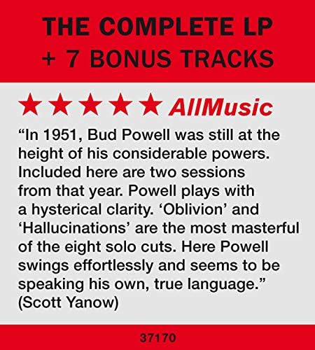 The Genius Of Bud Powell + 7 Bonus Tracks! (Images By Iconic Photographer Francis Wolff