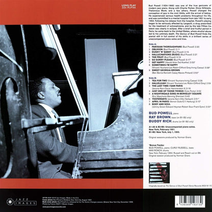 The Genius Of Bud Powell + 7 Bonus Tracks! (Images By Iconic Photographer Francis Wolff